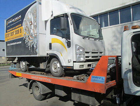 эвакуация isuzu